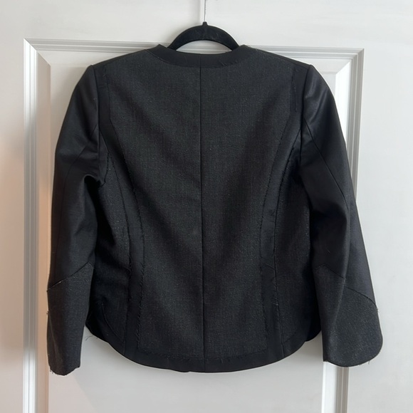 NWOT Zadig and Valtaire Blazer Black/Charcoal size Small - Picture 2 of 12